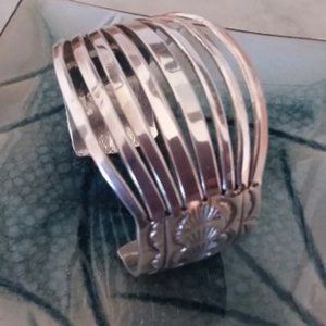 Vintage Navajo Sterling Silver Cuff
